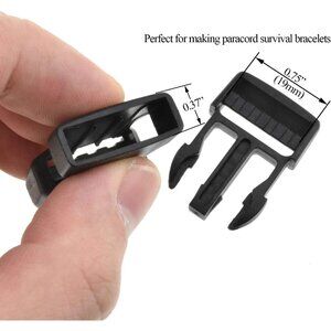 SGH Pro Quick Side Release Buckles 0.75' Wide Dual Adjustable Clips Snaps No sew